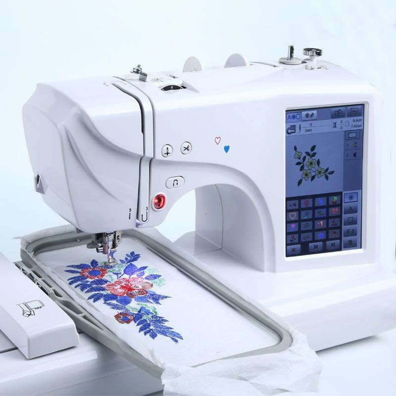 Amazon.co.jp : 刺繍ミシン タッチスクリーン LCD、USB フラッシュ